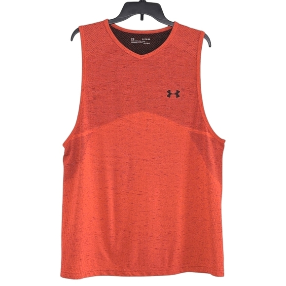 Under Armour Seamless Tank Top Beta/Black Size XL - Picture 4 of 12
